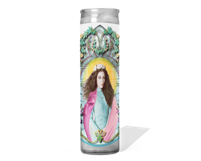 Lorde Celebrity Prayer Candle