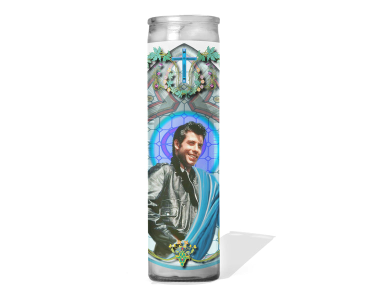 Danny Zuko - John Travolta Celebrity Prayer Candle