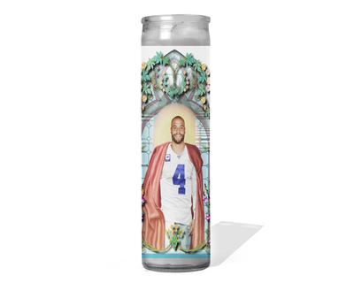 Dak Prescott Celebrity Prayer Candle