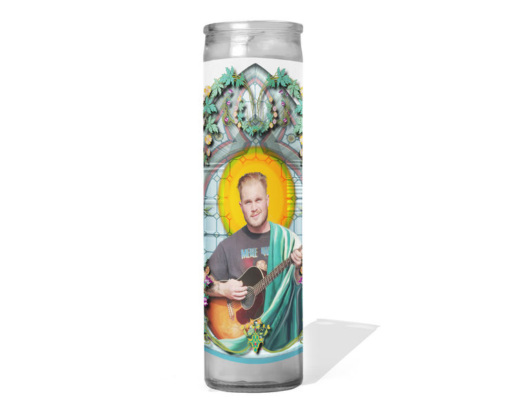 Zach Bryan Celebrity Prayer Candle