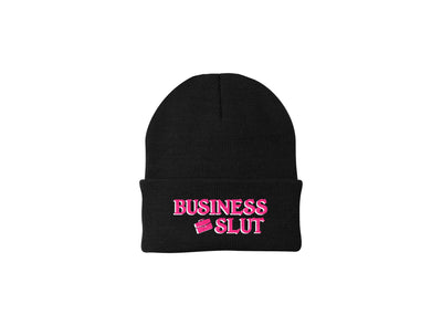 Business Slut - Embroidered Winter Beanie