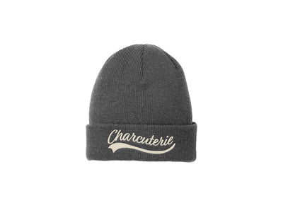 Charcuterie - Gray Embroidered Beanie