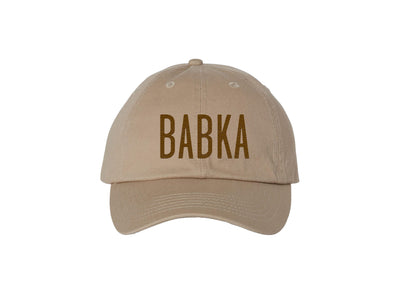 Babka - Tan Embroidered Dad Hat