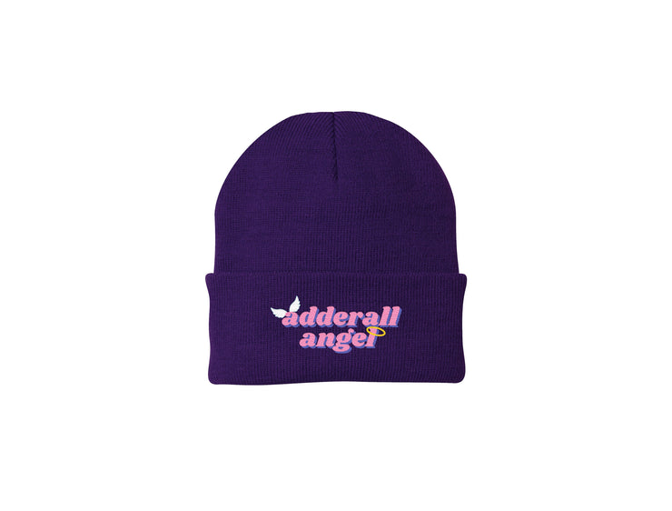 Adderall Angel - Embroidered Winter Beanie