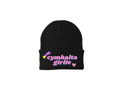 Cymbalta Girlie - Embroidered Winter Beanie