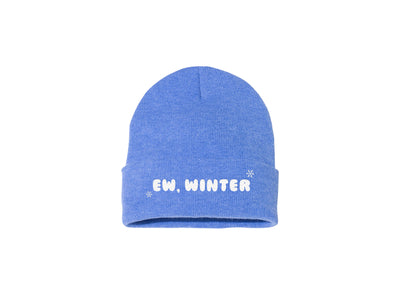 Ew, Winter - Embroidered Winter Beanie