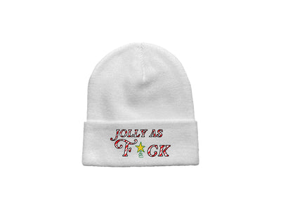 Jolly as F*ck -  Embroidered Winter Beanie