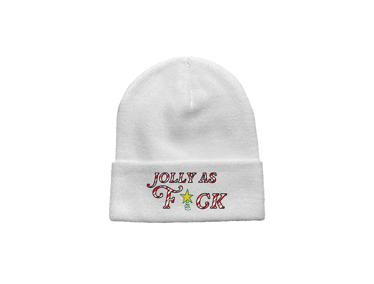 Jolly as F*ck -  Embroidered Winter Beanie