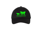 You Were Advised By RFK - Oregon Trail Game - Neon Green Embroidered Dad Hat