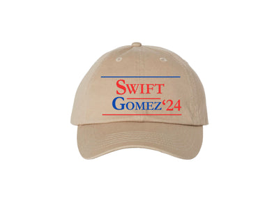 Swift Gomez 2024  -  Embroidered Dad Hat, 2024 Presidential Election