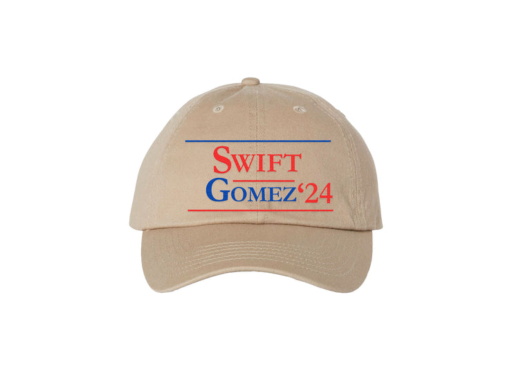 Swift Gomez 2024  -  Embroidered Dad Hat, 2024 Presidential Election