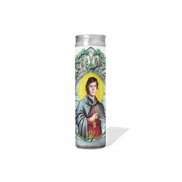 Evan Peters Celebrity Prayer Candle