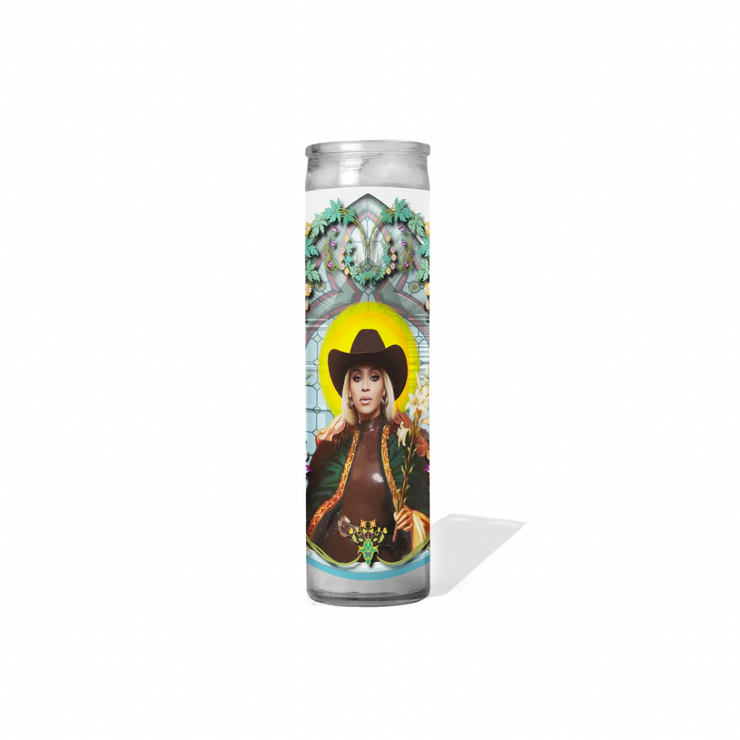 Cowboy Carter Beyoncé Celebrity Prayer Candle