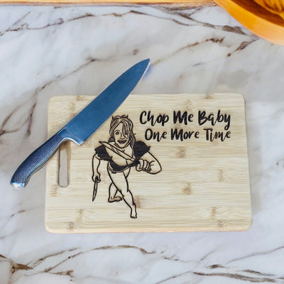 Britney Spears Knives - Chop Me Baby One More Time Cutting Board