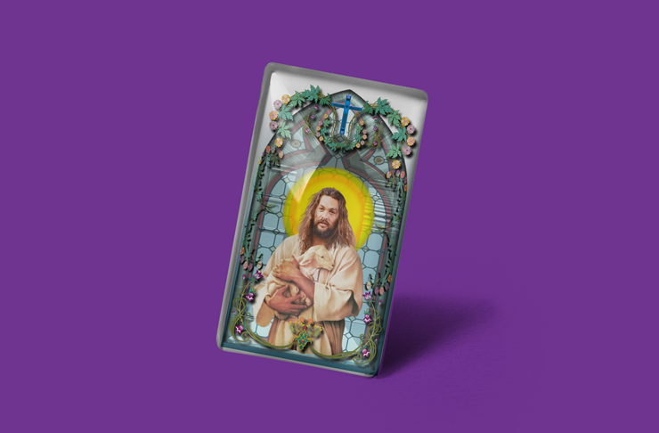 Jason Mamoa Celebrity Prayer Design Magnet