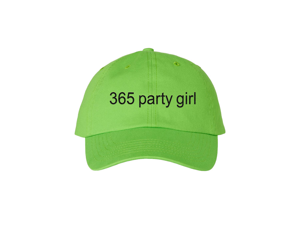 365 party girl - Dad Hat - Charli XCX Album – Calm Down Caren