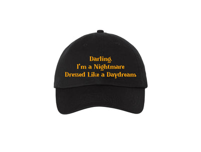 “Darling I’m a Nightmare Dressed like a Daydream” Halloween Embroidered Swiftie Dad Hat