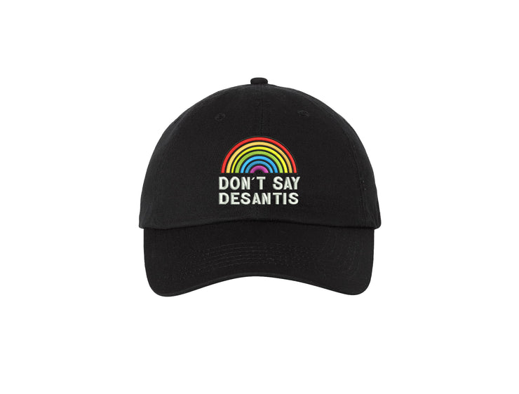 Don’t Say DeSantis Rainbow Pride Dad Hat
