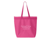 Feeling F*cking Fabulous in CUSTOM CITY - Large Zipper Tote Bag