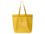 Feeling F*cking Fabulous in CUSTOM CITY - Large Zipper Tote Bag