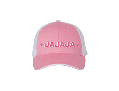 Jajaja -  Pink Embroidered Trucker Hat