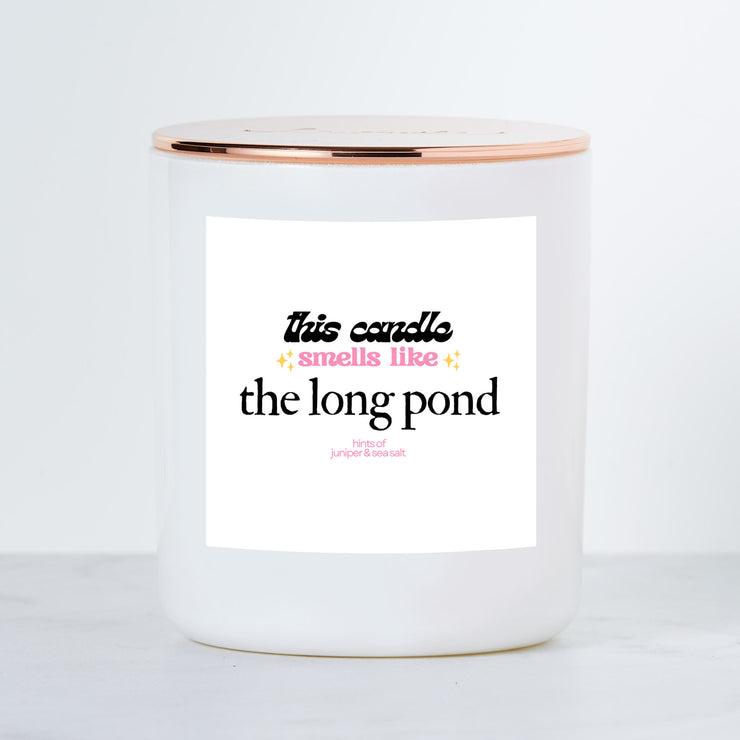 This Candle Smells Like Long Pond - Luxe Scented Soy Candle - Juniper & Sea Salt Scented