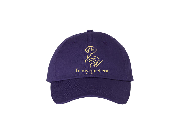 In My Quiet Era - Embroidered Dad Hat – Calm Down Caren In My Quiet Era - Embroidered Dad Hat – Calm Down Caren