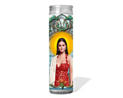 Selena Gomez Celebrity Prayer Candle