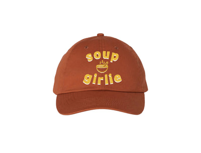 Soup Girlie - Embroidered Burnt Orange Dad Hat