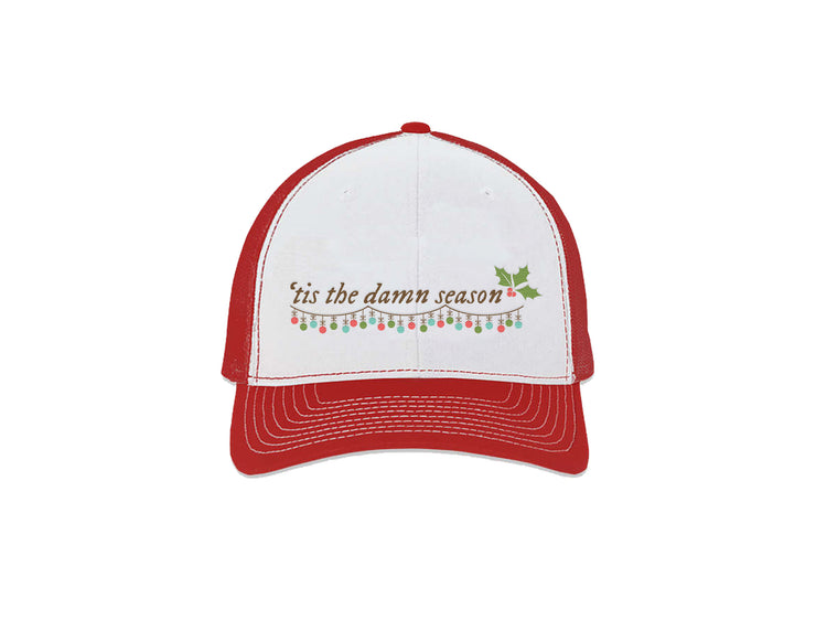 Tis The Damn Season - Taylor Swift Lyrics - Embroidered Trucker Hat