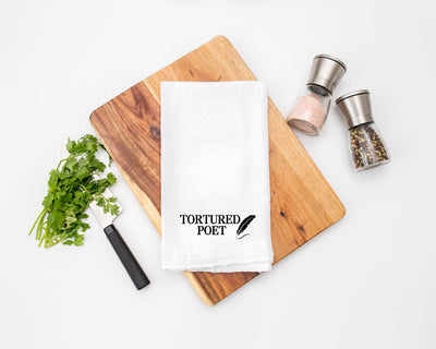 Tortured Poet - Kitchen Tea Towel - Taylor Swift Inspired