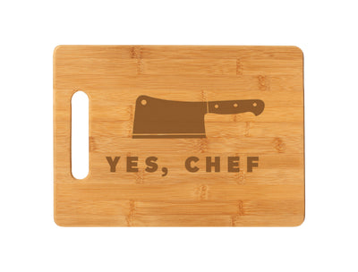 Yes, Chef Bamboo Cutting Board