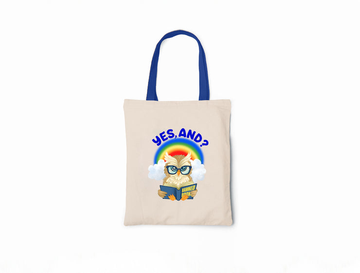 Yes, And Storybook Character - Banned Books - Canvas Tote Bag