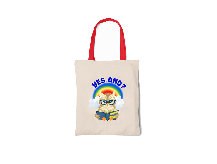 Yes, And Storybook Character - Banned Books - Canvas Tote Bag