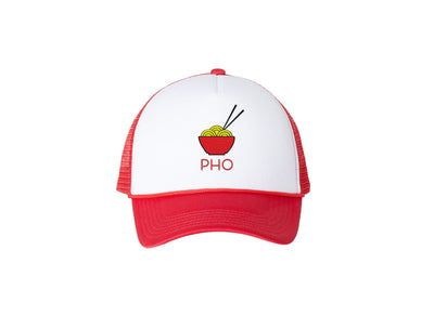 Pho - Red Foam Trucker Hat