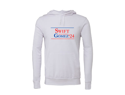 Swift Gomez - White Hoodie, 2024 Presidential Election