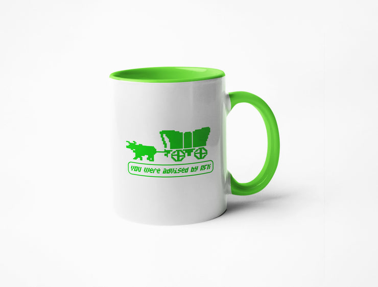 You Were Advised By RFK - Oregon Trail Game - Coffee Mug