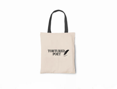 Tortured Poet - Canvas Tote Bag - Taylor Swift Inspired