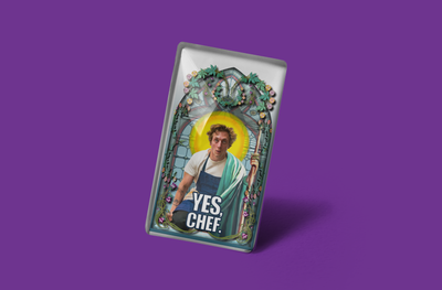Yes Chef - Jeremy Allen White Celebrity Prayer Design Magnet