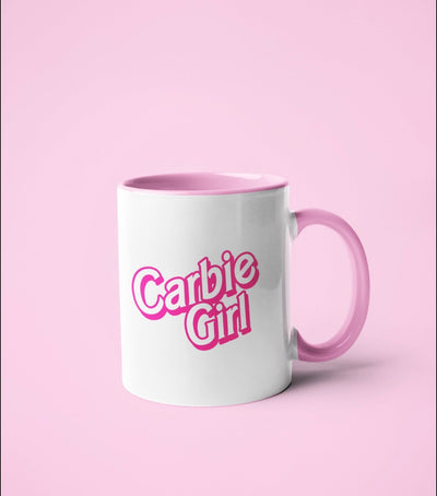 Carbie Girl - Pink Ceramic Coffee Mug