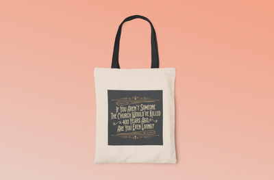 Are You Even Living Canvas Tote Bag