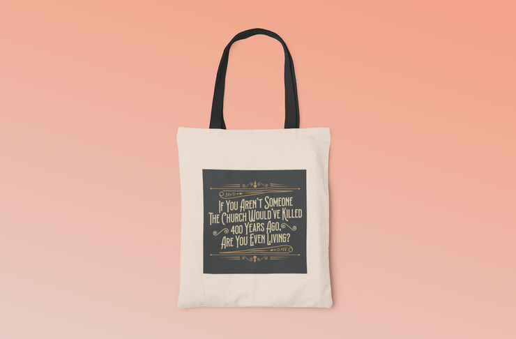 Are You Even Living Canvas Tote Bag