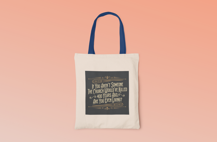 Are You Even Living Canvas Tote Bag