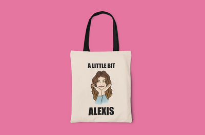A Little Bit Alexis Canvas Tote Bag