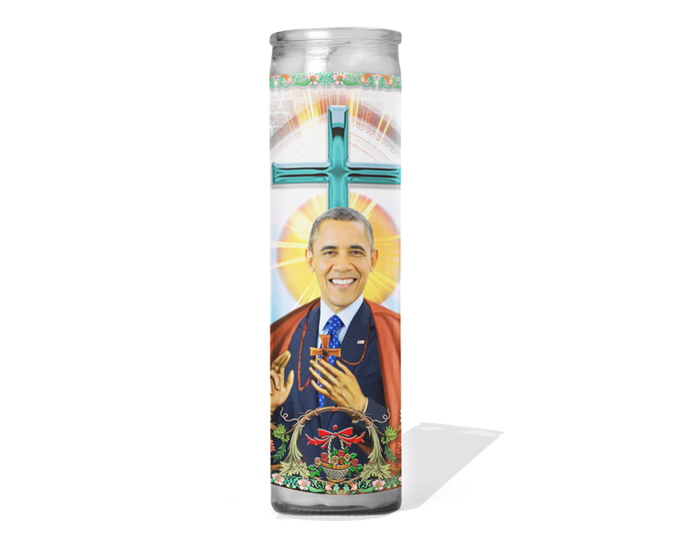 Barack Obama Celebrity Prayer Candle