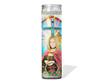 Barbra Streisand Celebrity Prayer Candle
