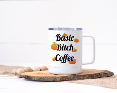 Basic Bitch Coffee Stainless Steel Travel Mug