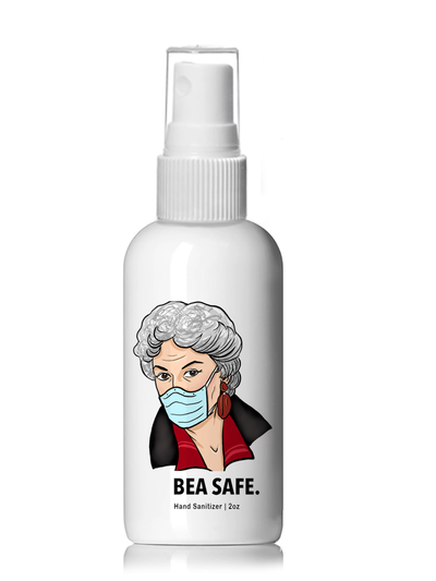 Bea Safe - Bea Arthur Hand Sanitizer - 4oz  Plastic Spray Bottle
