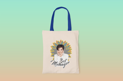 Best Momager Kris Jenner Canvas Tote Bag