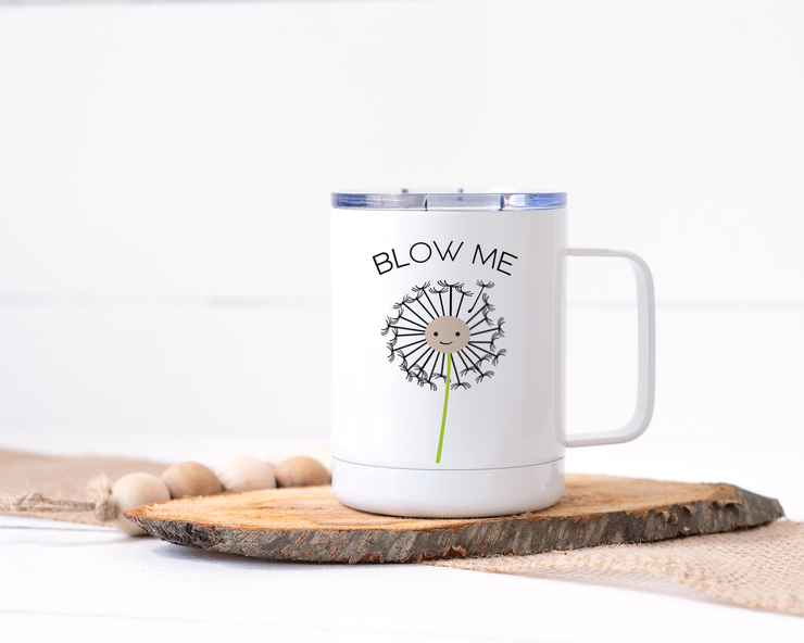 Blow Me Stainless Steel Travel Mug - Adult Humor